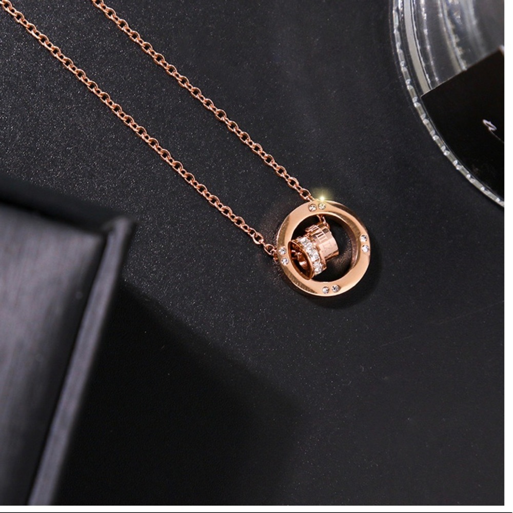 HOST PICK | Chic Rose Gold Titanium Steel Necklace Accessory Jewelry